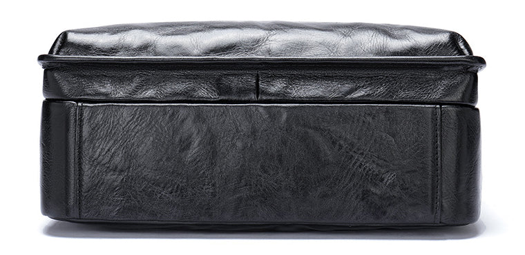 Taiwan Lee Kee Leather Goods Lee Kee Original Handmade Leather Long and Rectangular Cow Leather Messenger Bag No. 6077 First Layer Cowhide Bag Leather Original Handmade Leather Leather Goods