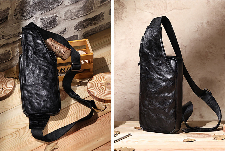 Taiwan Lee Kee Leather Goods Lee Kee original handmade leather hand-grabbed vegetable tanned leather satchel No. 6696 first layer cowhide bag leather original handmade genuine leather leather goods