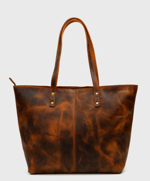 Taiwan Lee Kee Leather Goods Lee Kee original handmade leather frosted zipper open pocket retro tote bag No. 8711 first layer cowhide bag leather original handmade leather leather goods