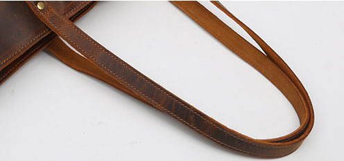 Taiwan Lee Kee Leather Goods Lee Kee original handmade leather frosted zipper open pocket retro tote bag No. 8711 first layer cowhide bag leather original handmade leather leather goods