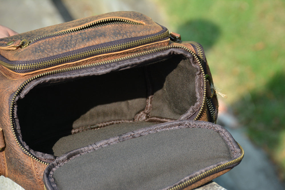 Taiwan Lee Kee Leather Goods Lee Kee original genuine leather handmade mad cow leather elephant pattern shoulder bag portable small messenger bag No. 9904 first layer cowhide bag leather original handmade genuine leather leather goods