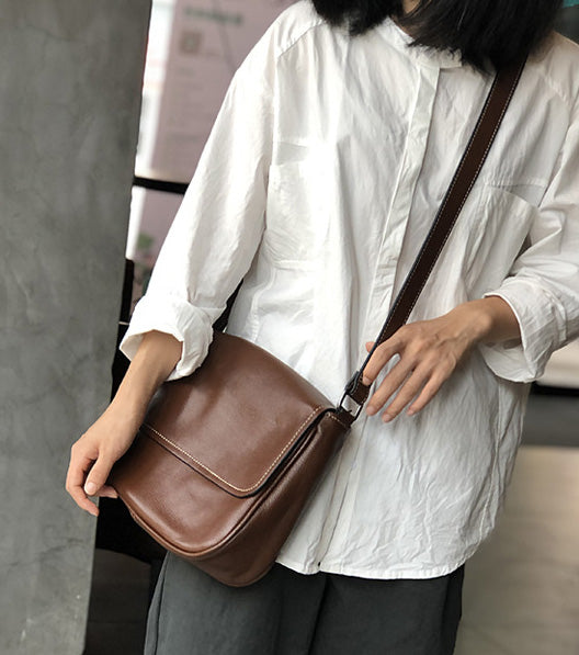 台灣李記皮具 李記 原創真皮手工 夏の新翻蓋 休閒 郵差包H2102號原創手工真皮 皮件