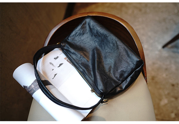 Taiwan Lee Kee Leather Goods Lee Kee original handmade genuine leather rationalization few high-end sense Wai no Shita doctor bag No. 2205 first layer cowhide bag leather original handmade genuine leather leather goods