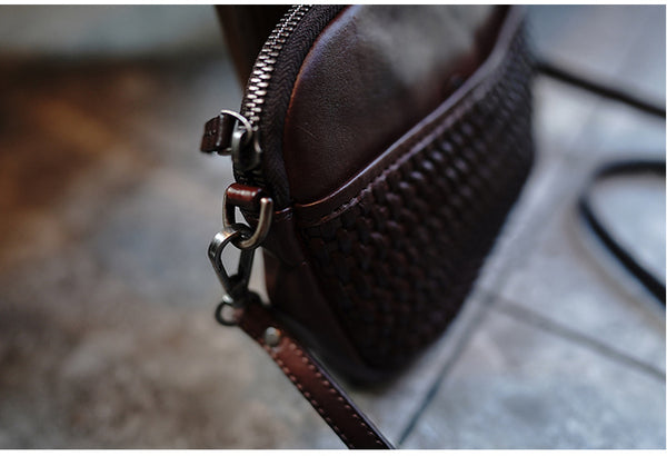 สินค้าเครื่องหนัง Lee Kee ของไต้หวัน Lee Kee หนังแท้ทำด้วยมือ ジッパーล็อคทอมือ り สไตล์ต่างประเทศ レ กระเป๋าสะพายไหล่ M2011 กระเป๋าหนังวัวชั้นแรก หนังวัวแท้ที่ทำด้วยมือ สินค้าเครื่องหนัง