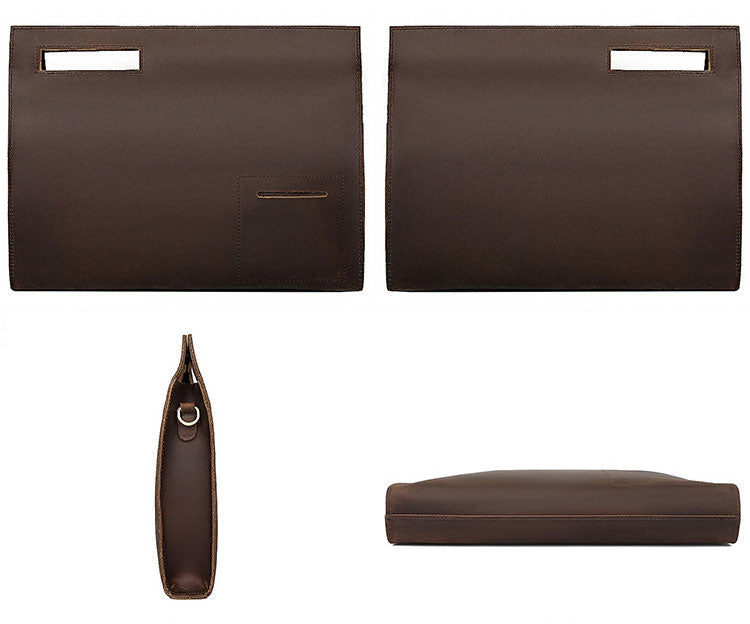 Taiwan Lee Kee Leather Goods Lee Kee original handmade genuine leather frosted feeling first layer cowhide document/crossbody/handbag No. A0011 first layer cowhide leather bag leather original handmade genuine leather leather goods