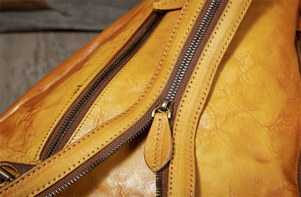 台灣李記皮具 李記 原創真皮手工 文藝と國民の手工擦色 三用牛革後背包 17486號 頭層牛皮包包 皮革 原創手工真皮 皮件