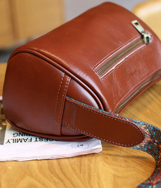 Taiwan Lee Kee Leather Goods Lee Kee Original Genuine Leather Handmade Ins Trendy Functional Messenger Bag No. 5110 First Layer Cowhide Bag Leather Original Handmade Genuine Leather Leather Goods