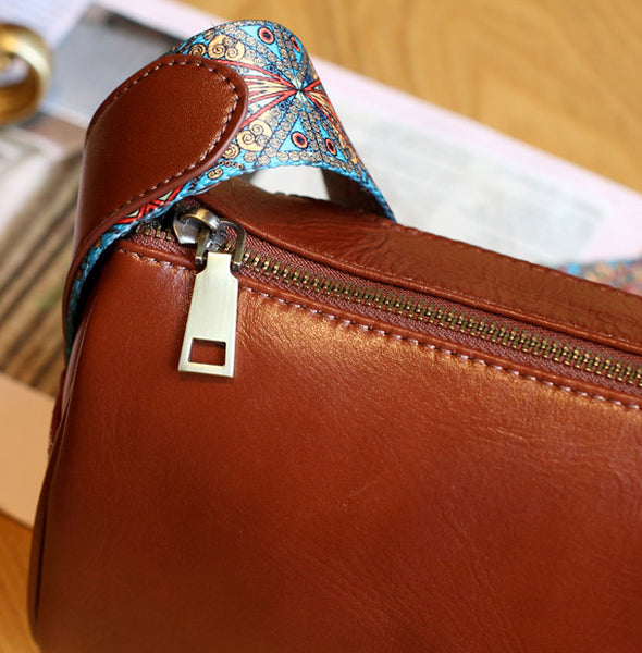 Taiwan Lee Kee Leather Goods Lee Kee Original Genuine Leather Handmade Ins Trendy Functional Messenger Bag No. 5110 First Layer Cowhide Bag Leather Original Handmade Genuine Leather Leather Goods