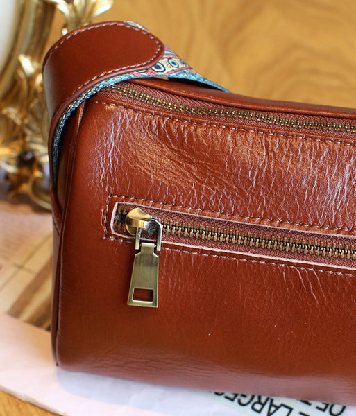 Taiwan Lee Kee Leather Goods Lee Kee Original Genuine Leather Handmade Ins Trendy Functional Messenger Bag No. 5110 First Layer Cowhide Bag Leather Original Handmade Genuine Leather Leather Goods