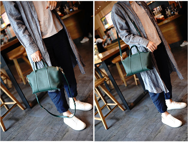 Taiwan Lee Kee Leather Goods Lee Kee original genuine leather handmade genuine leather bag with genuine cowhide leather dumpling M1912 first layer cowhide bag leather original handmade genuine leather leather goods