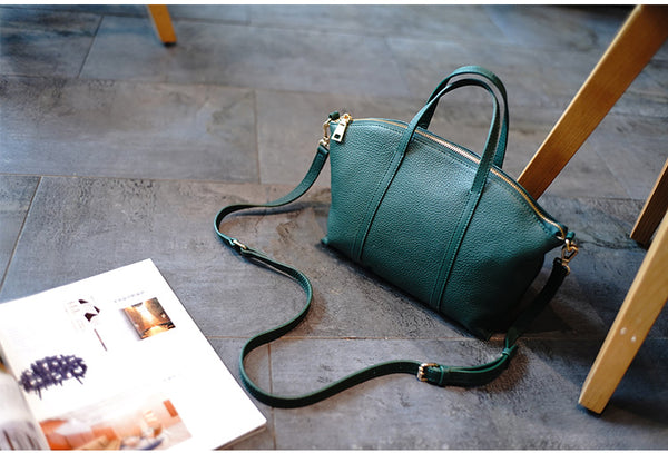 Taiwan Lee Kee Leather Goods Lee Kee original genuine leather handmade genuine leather bag with genuine cowhide leather dumpling M1912 first layer cowhide bag leather original handmade genuine leather leather goods