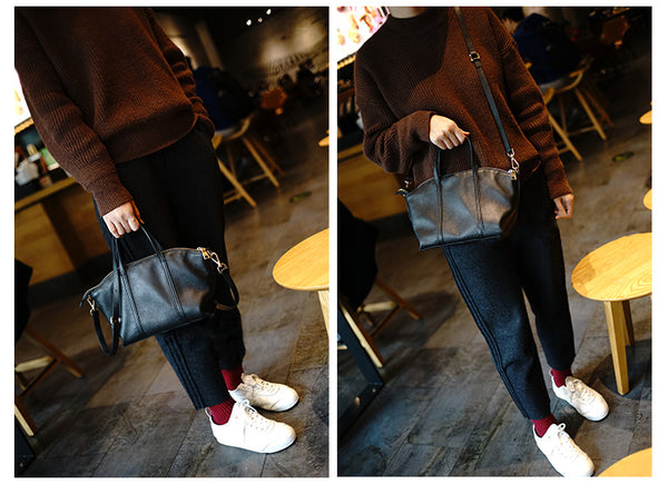 Taiwan Lee Kee Leather Goods Lee Kee original genuine leather handmade authentic cowhide dumplings genuine leather bag No. M1912 first layer cowhide bag leather original handmade genuine leather leather goods