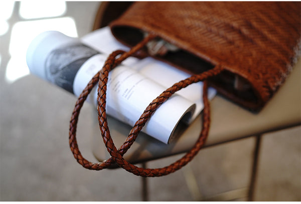 台灣李記皮具 李記 原創真皮手工 別注法式敞口 軟牛革の水桶型 托特包 M1014號 頭層牛皮包包 皮革 原創手工真皮 皮件