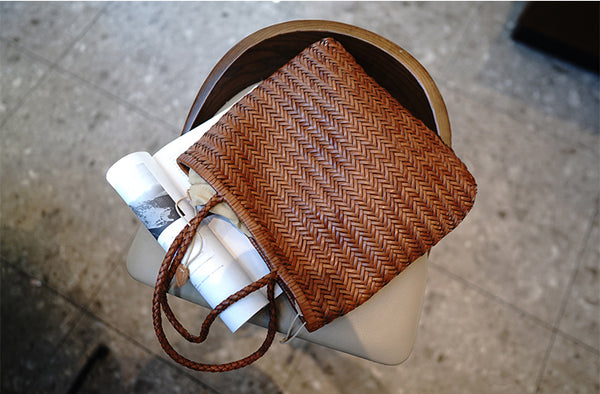 台灣李記皮具 李記 原創真皮手工 別注法式敞口 軟牛革の水桶型 托特包 M1014號 頭層牛皮包包 皮革 原創手工真皮 皮件