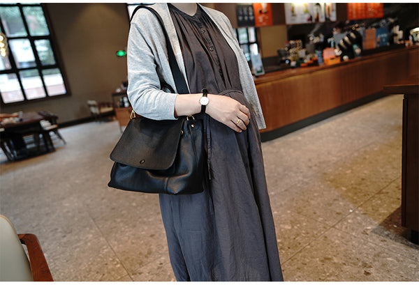 Taiwan Lee Kee Leather Goods Lee Kee Original genuine leather handmade Detachable special sandwich zipper bag Cover type shoulder bag No. M2007 First layer cowhide bag Leather Original handmade genuine leather Leather goods