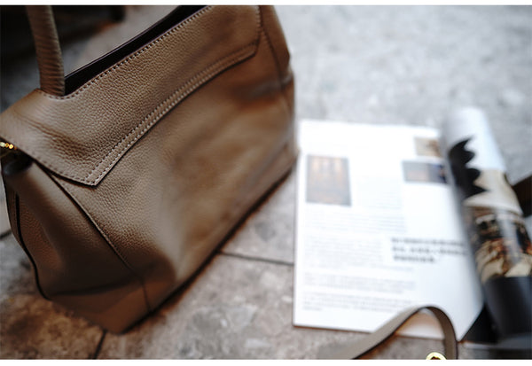 Taiwan Lee Kee Leather Goods Lee Kee original genuine leather handmade detachable special sandwich zipper bag cover type shoulder bag No. M2007 first layer cowhide bag leather original handmade genuine leather leather goods