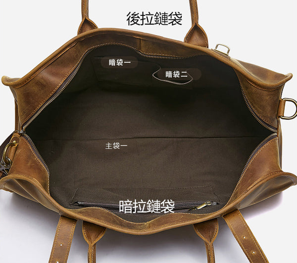 Taiwan Lee Kee Leather Goods Lee Kee Original Handmade Leather Crazy Horse Leather Handbag/Business Bag/Gym Bag No. A9022 First Layer Cowhide Bag Leather Original Handmade Leather Leather Goods