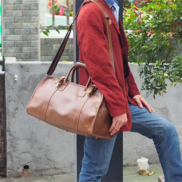 Taiwan Lee Kee Leather Goods Lee Kee Original Handmade Leather Crazy Horse Leather Handbag/Business Bag/Gym Bag No. A9022 First Layer Cowhide Bag Leather Original Handmade Leather Leather Goods