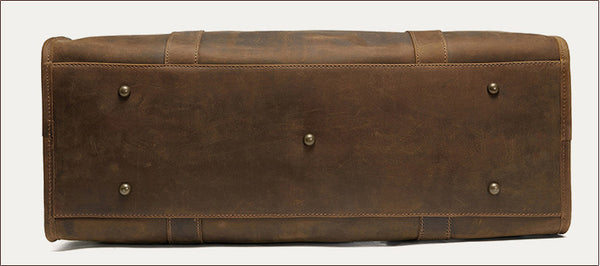 Taiwan Lee Kee Leather Goods Lee Kee Original Handmade Leather Crazy Horse Leather Handbag/Business Bag/Gym Bag No. A9022 First Layer Cowhide Bag Leather Original Handmade Leather Leather Goods