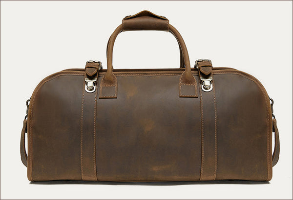 Taiwan Lee Kee Leather Goods Lee Kee Original Handmade Leather Crazy Horse Leather Handbag/Business Bag/Gym Bag No. A9022 First Layer Cowhide Bag Leather Original Handmade Leather Leather Goods