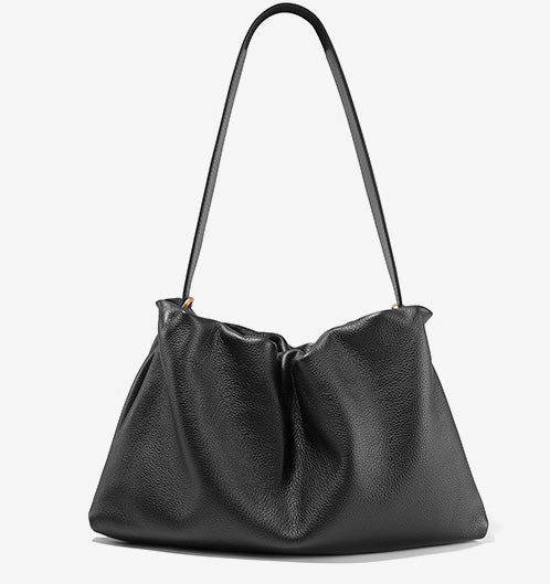 台灣李記皮具 李記 原創真皮手工 美拉德風マイナー設計褶皺雲朵包0117號原創手工真皮 皮件