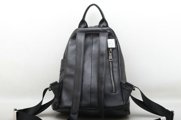 台灣李記皮具 李記 原創真皮手工 無性別セ男女本革バッ大容量純色後背包01976號原創手工真皮 皮件