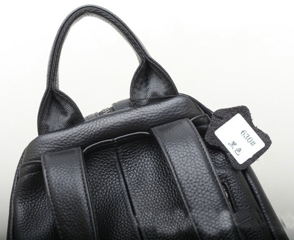 台灣李記皮具 李記 原創真皮手工 無性別セ男女本革バッ大容量純色後背包01976號原創手工真皮 皮件