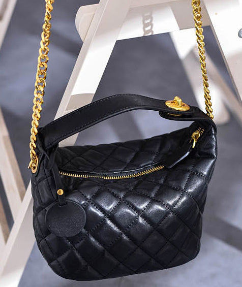 台灣李記皮具 李記 原創真皮手工       頭層牛皮 菱格鏈條 輕奢飯盒包030號原創手工真皮 皮件