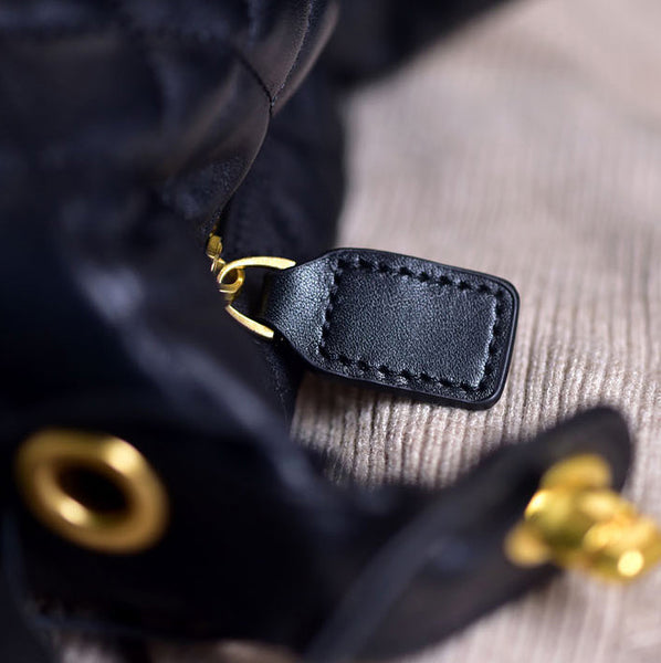 台灣李記皮具 李記 原創真皮手工       頭層牛皮 菱格鏈條 輕奢飯盒包030號原創手工真皮 皮件