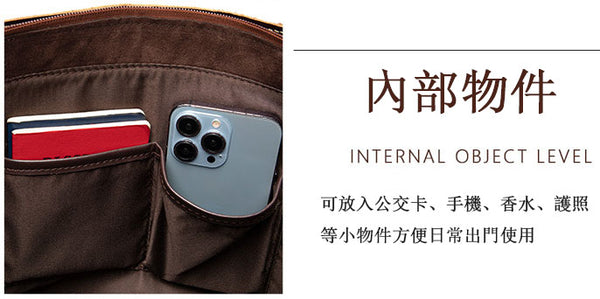 Taiwan Lee Kee Leather Goods Lee Kee Original Handmade Leather European and American Ethnic Style Large Capacity Spliced Handbag No. 10661 Original Handmade Leather Leather Goods