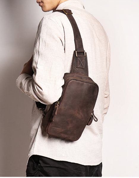 台灣李記皮具 李記 原創真皮手工 垂直に款 四角牛革 1078號 頭層牛皮包包 皮革 原創手工真皮 皮件