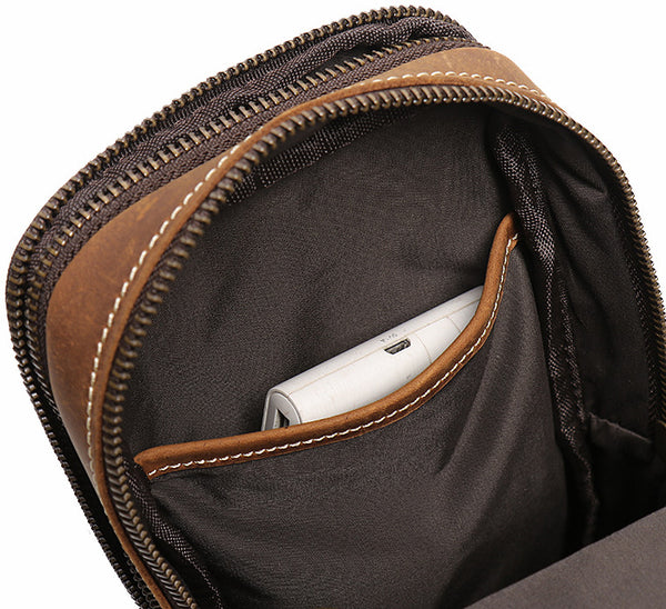 台灣李記皮具 李記 原創真皮手工 垂直に款 四角牛革 1078號 頭層牛皮包包 皮革 原創手工真皮 皮件