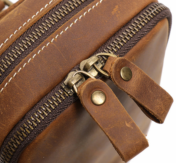 台灣李記皮具 李記 原創真皮手工 垂直に款 四角牛革 1078號 頭層牛皮包包 皮革 原創手工真皮 皮件