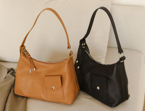 台灣李記皮具 李記 原創真皮手工 気だるい風の通勤シ腋下包12855號原創手工真皮 皮件