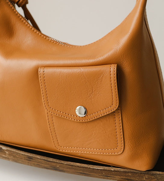 台灣李記皮具 李記 原創真皮手工 気だるい風の通勤シ腋下包12855號原創手工真皮 皮件