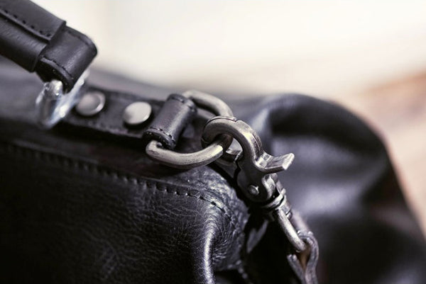 Taiwan Lee Kee Leather Goods Lee Kee Original Leather Handmade Jinkou Doctor Bag/Lock Bag No. 140150 First Layer Cowhide Bag Leather Original Handmade Leather Leather Goods