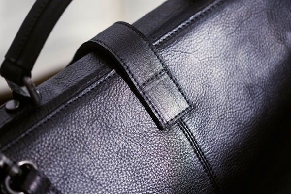 Taiwan Lee Kee Leather Goods Lee Kee Original Leather Handmade Jinkou Doctor Bag/Lock Bag No. 140150 First Layer Cowhide Bag Leather Original Handmade Leather Leather Goods