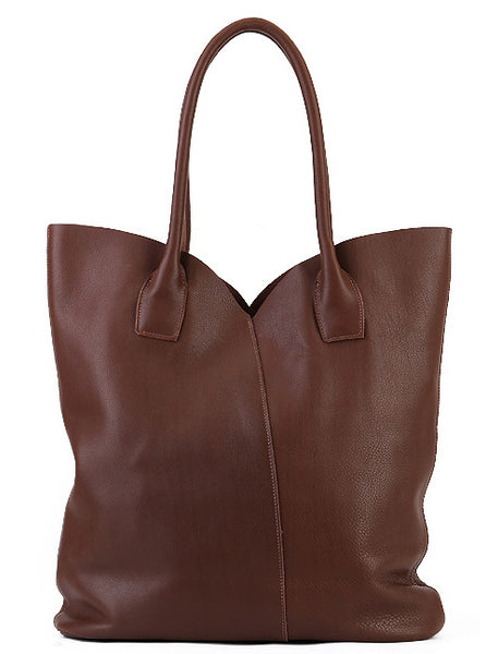 台灣李記皮具 李記 原創真皮手工 最適な通勤グ純色レ大容量本革托特包20003號原創手工真皮 皮件