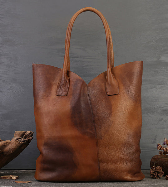 台灣李記皮具 李記 原創真皮手工 最適な通勤グ純色レ大容量本革托特包20003號原創手工真皮 皮件