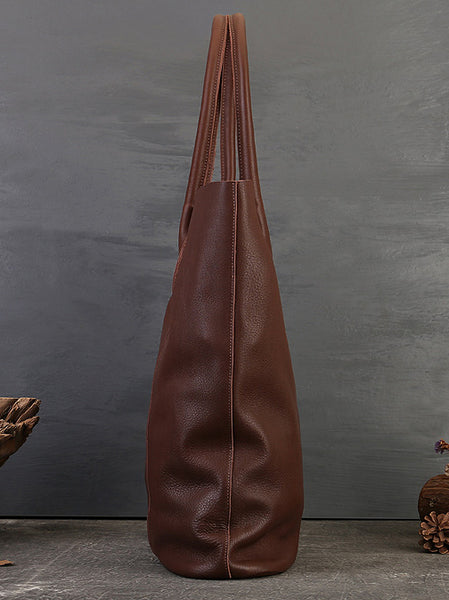 台灣李記皮具 李記 原創真皮手工 最適な通勤グ純色レ大容量本革托特包20003號原創手工真皮 皮件