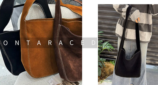 台灣李記皮具 李記 原創真皮手工 優雅で、柔らかい磨砂皮托特包2013號原創手工真皮 皮件