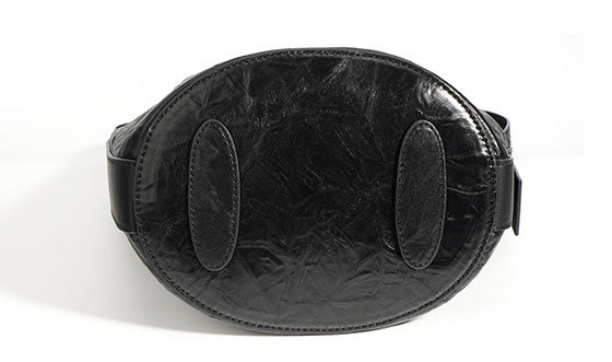 台灣李記皮具 李記 原創真皮手工 春夏ソフ軟皮牛革 皺褶の水桶包2088號原創手工真皮 皮件