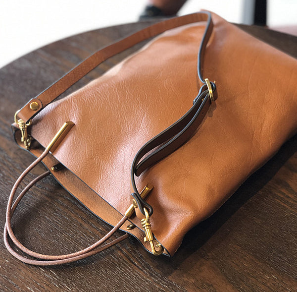 台灣李記皮具 李記 原創真皮手工 頭層牛革シ簡約の子母包21001號原創手工真皮 皮件