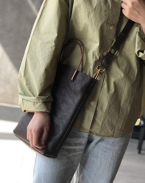 台灣李記皮具 李記 原創真皮手工 頭層牛革シ簡約の子母包21001號原創手工真皮 皮件