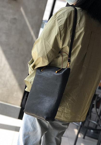 台灣李記皮具 李記 原創真皮手工 頭層牛革シ簡約の子母包21001號原創手工真皮 皮件