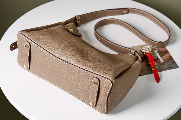 台灣李記皮具 李記 原創真皮手工 高級感本革女性バ脇バッグ大気バッ2106號原創手工真皮 皮件