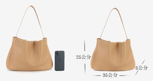 台灣李記皮具 李記 原創真皮手工          優美な気質を褶皺腋下包2206號原創手工真皮 皮件