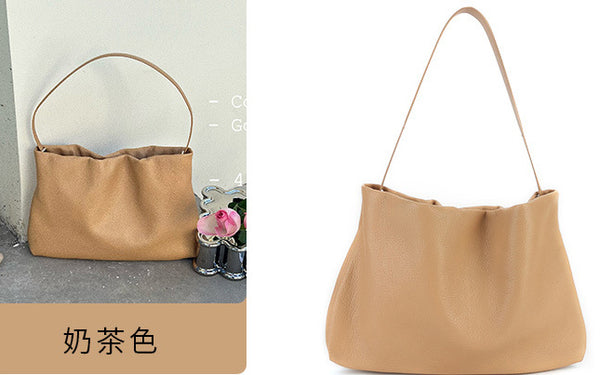 台灣李記皮具 李記 原創真皮手工          優美な気質を褶皺腋下包2206號原創手工真皮 皮件