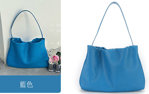 台灣李記皮具 李記 原創真皮手工 優美な気質を褶皺腋下包2206號原創手工真皮 皮件