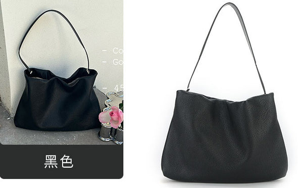 台灣李記皮具 李記 原創真皮手工 優美な気質を褶皺腋下包2206號原創手工真皮 皮件